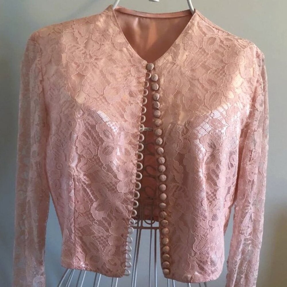 1950s Laced Cover Up Jacket (S/M)